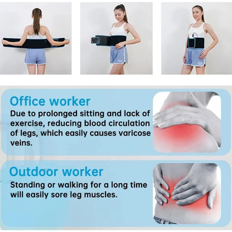 Red Light Therapy Belt – 660nm & 850nm Infrared Therapy Wrap