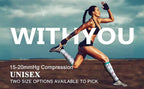 ComfortFlow™ Compression Socks (8 Pairs) | All-Day Support for Nurses, Travel, Running & Recovery