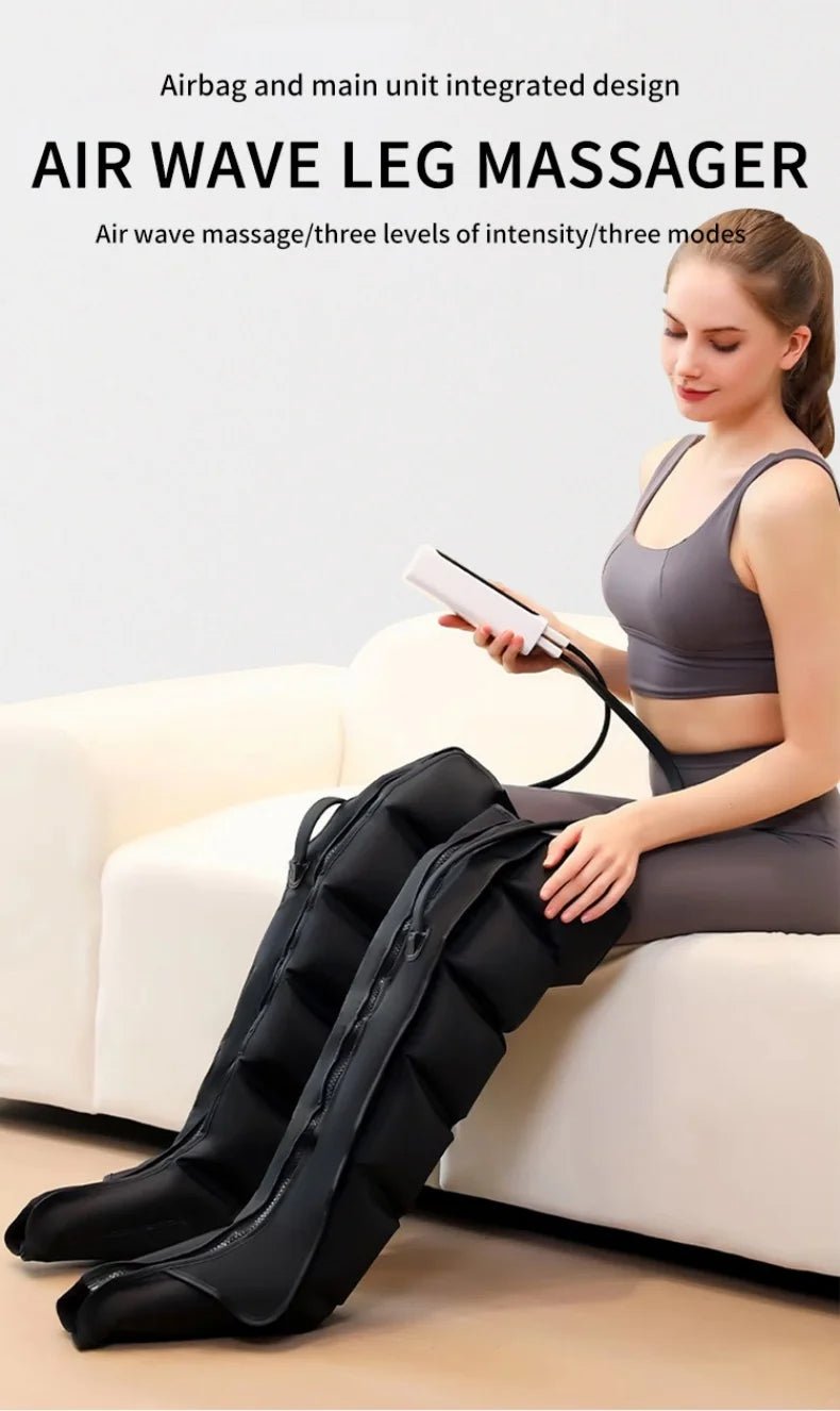 Air Compression Leg & Foot Massager Boots with Remote Control