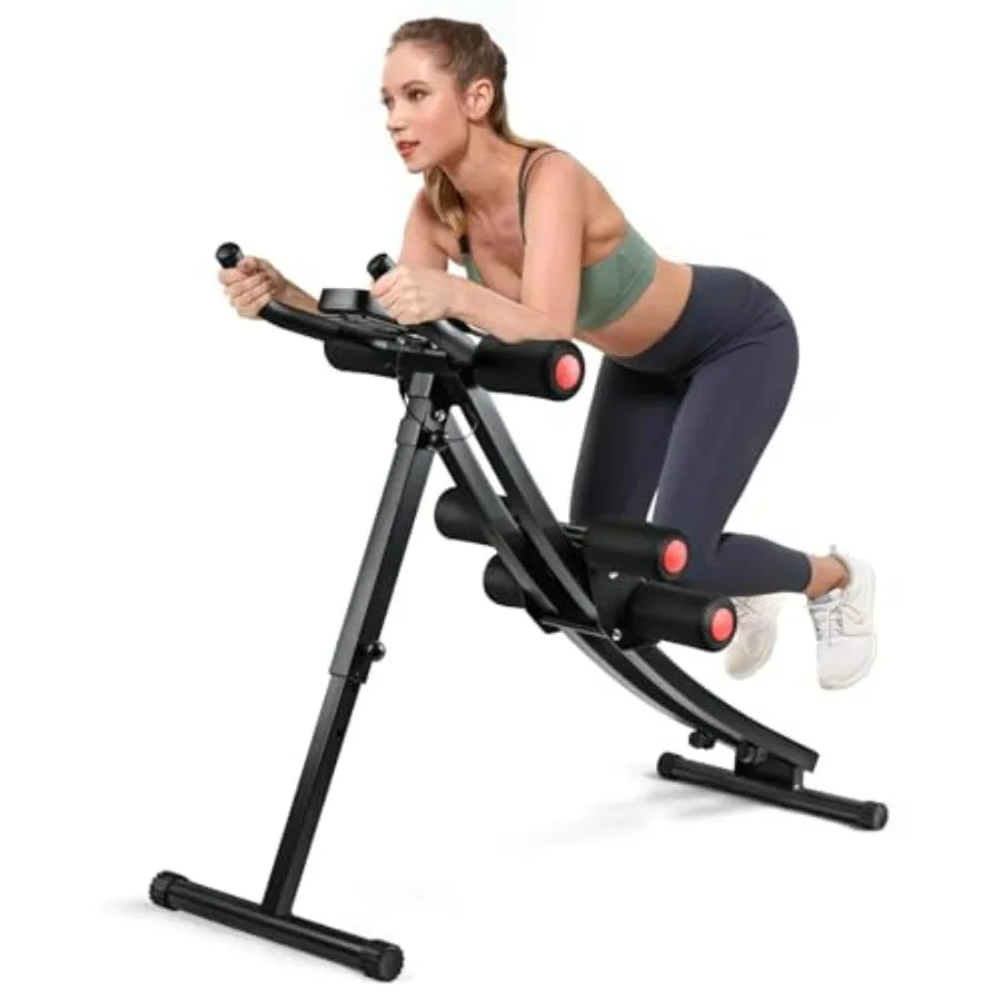 SmartCore Foldable ABS Trainer – Home Gym with Resistance Bands & LCD