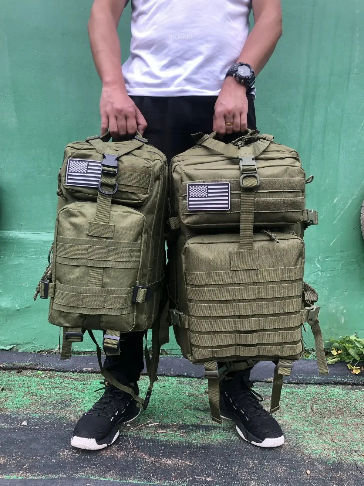50L Waterproof Tactical Backpack for Hiking & Camping