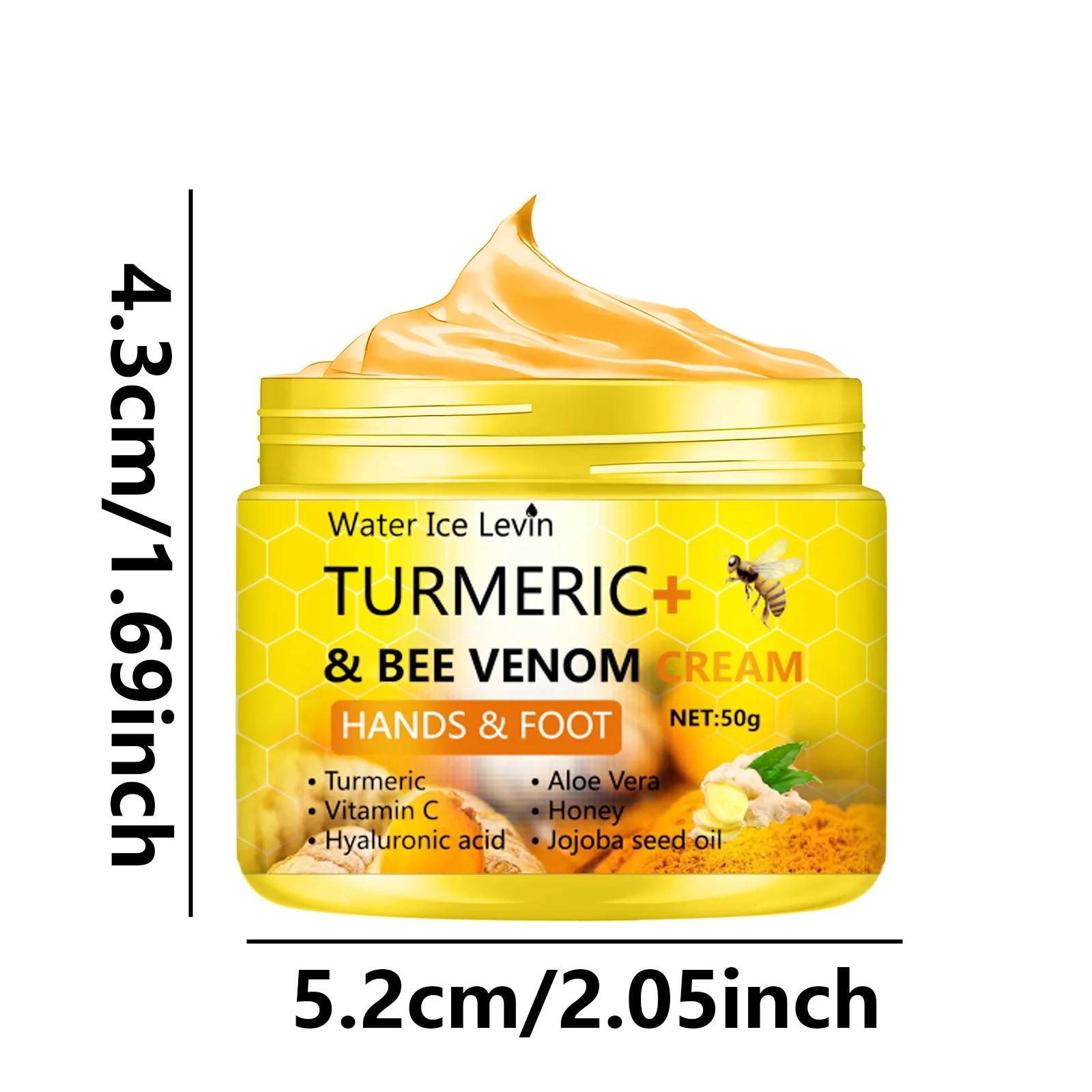 Turmeric, Honey & Bee Venom Foot & Hands Deep Repair Cream