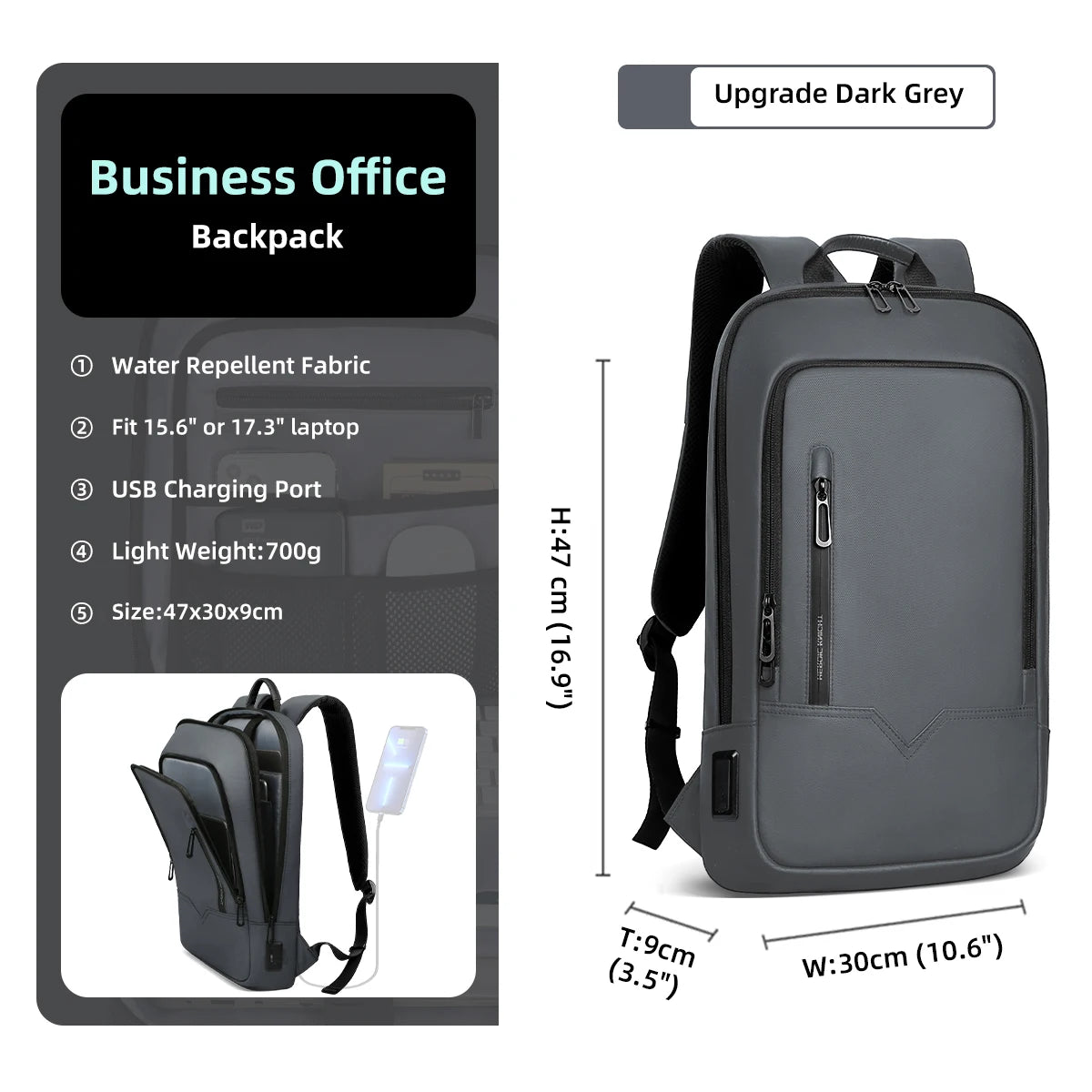 Smart Waterproof Laptop Backpack