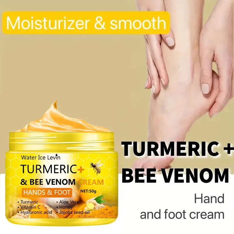 Turmeric, Honey & Bee Venom Foot & Hands Deep Repair Cream