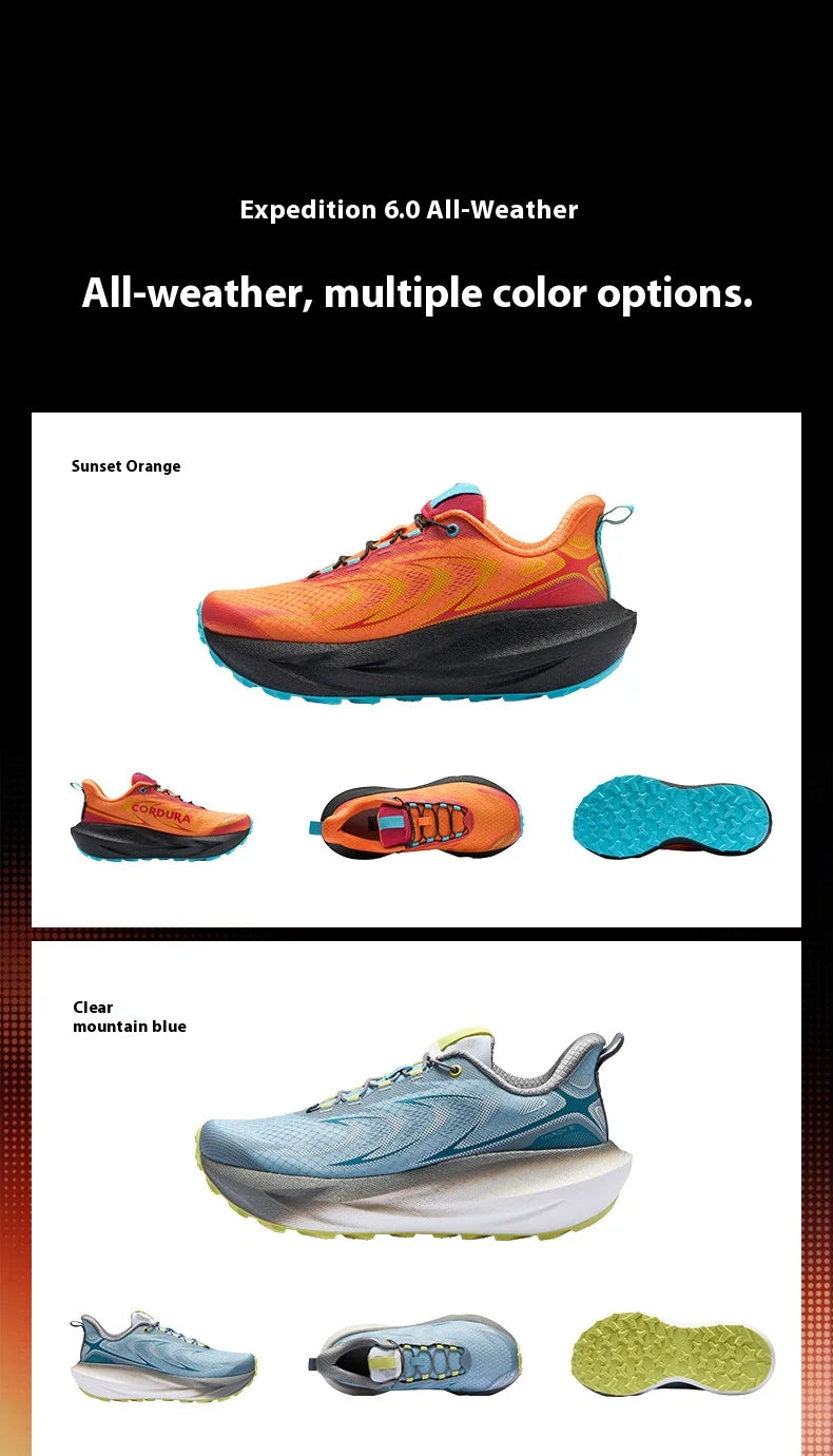 BMAI Trail Running Shoes – Lightweight Breathable - Blue-White