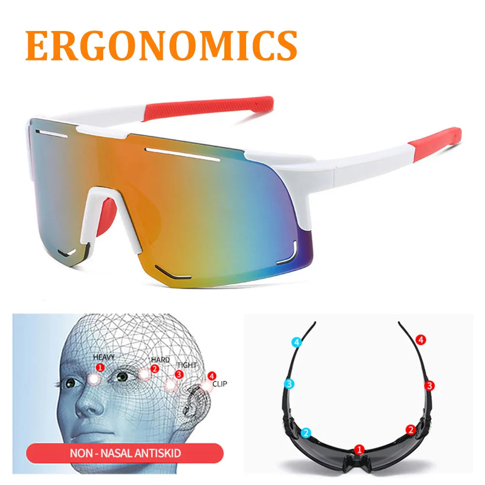 Gafas Deportivas Polarizada  UV400 - 9815 White