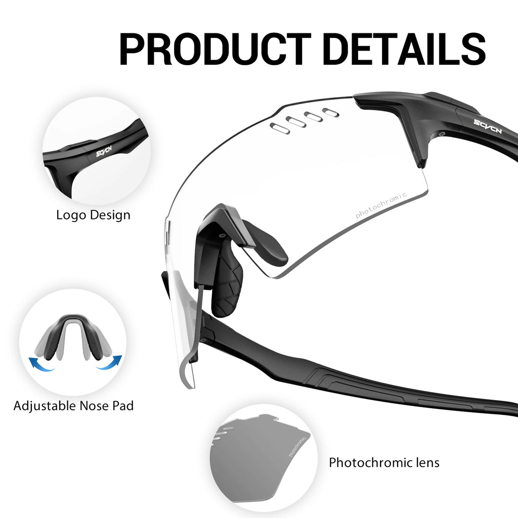 Lentes ActiveVue - Gafas Fotocromáticas Protección UV400 - Rojo