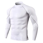 Men's Long Sleeve Compression Shirt – Quick-Dry Athletic Gym & Running Top