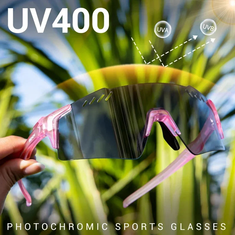 Lentes ActiveVue - Gafas Fotocromáticas Protección UV400 - Rojo