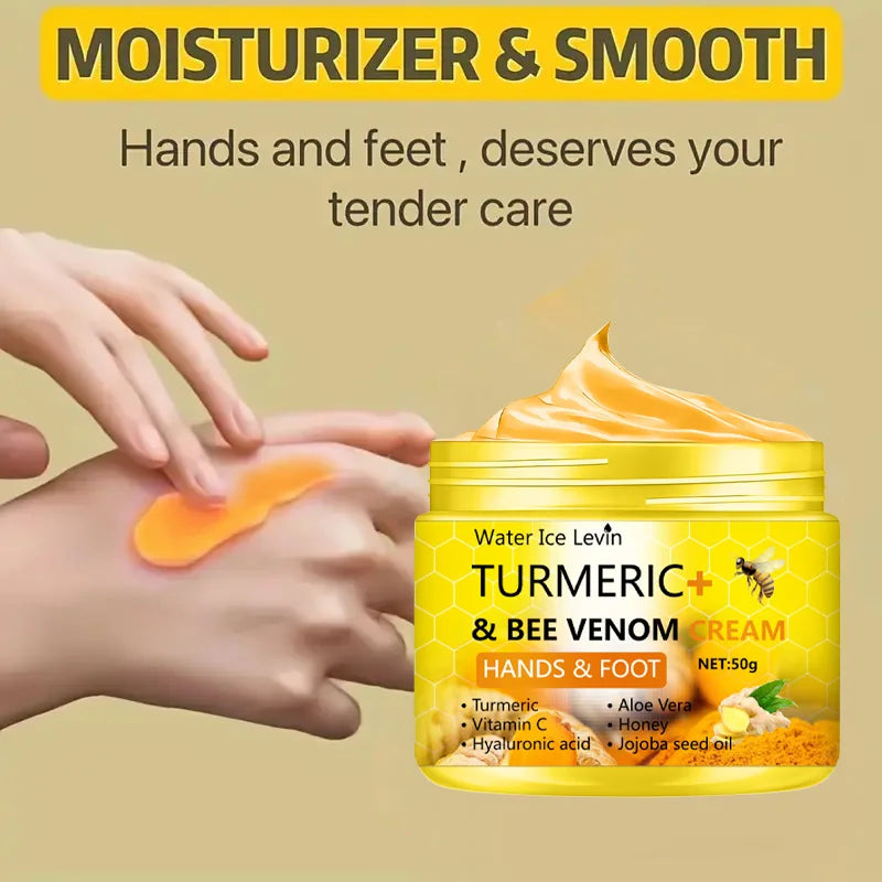 Turmeric, Honey & Bee Venom Foot & Hands Deep Repair Cream