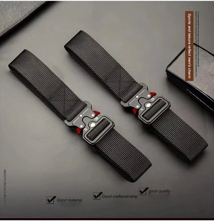 Tactical Quick Release Belt for Hiking, Camping & Work