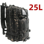 50L Waterproof Tactical Backpack for Hiking & Camping