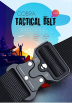 Tactical Quick Release Belt for Hiking, Camping & Work