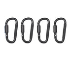 Tactical Carabiner Clips (4/6/12 Pack) – Outdoor Keychain & Gear Hooks