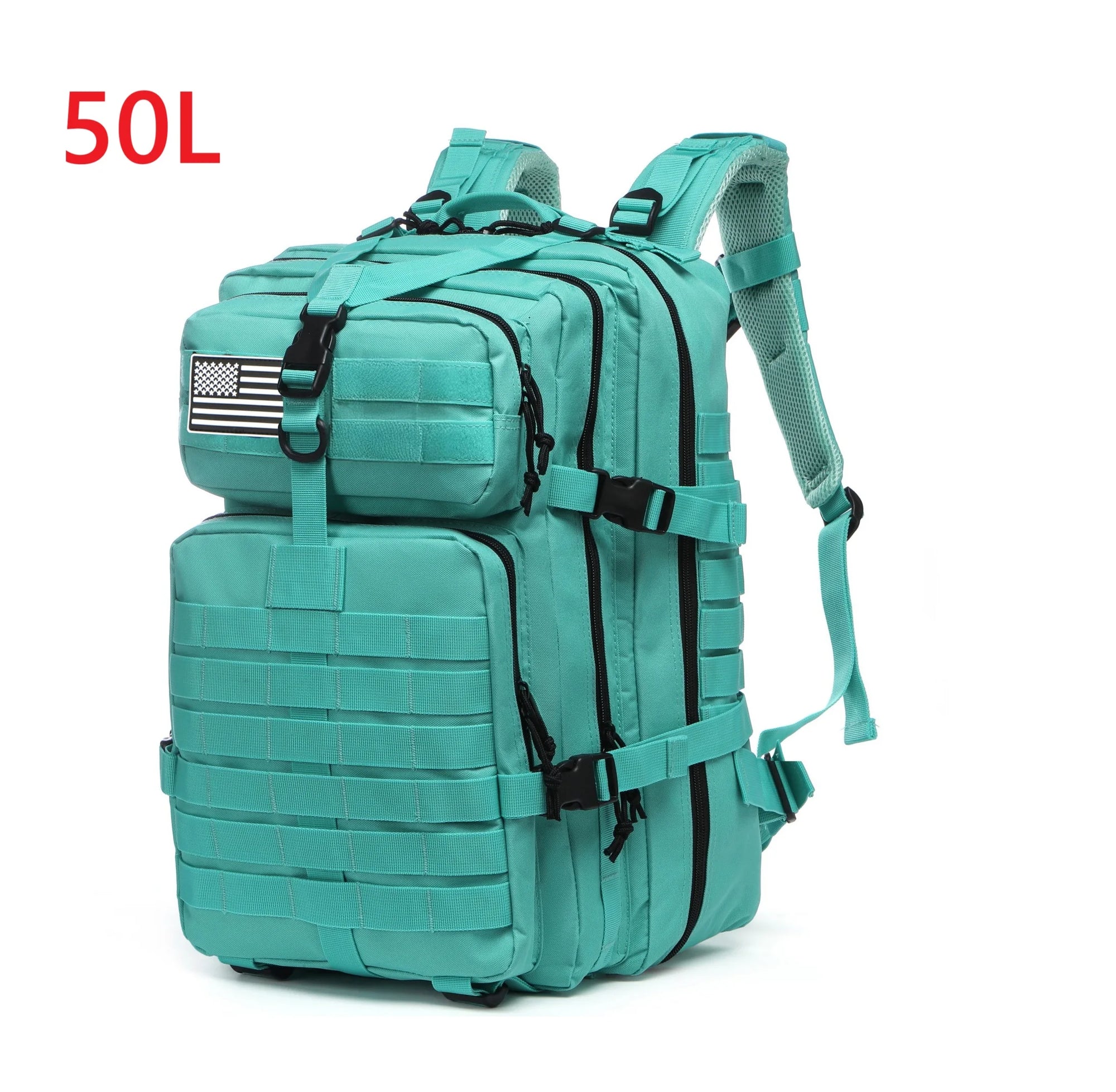 50L Waterproof Tactical Backpack for Hiking & Camping