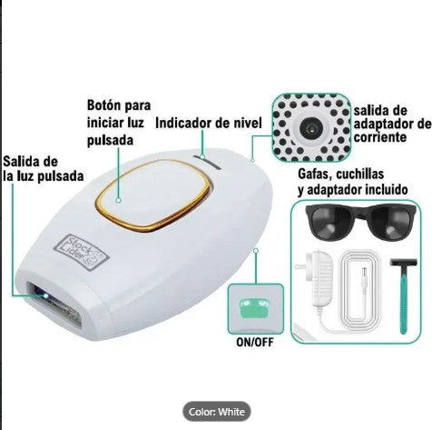 Depiladora Láser Portátil 5 Niveles