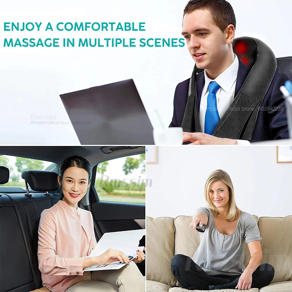 3D Shiatsu Electric Massage Pillow with Heat