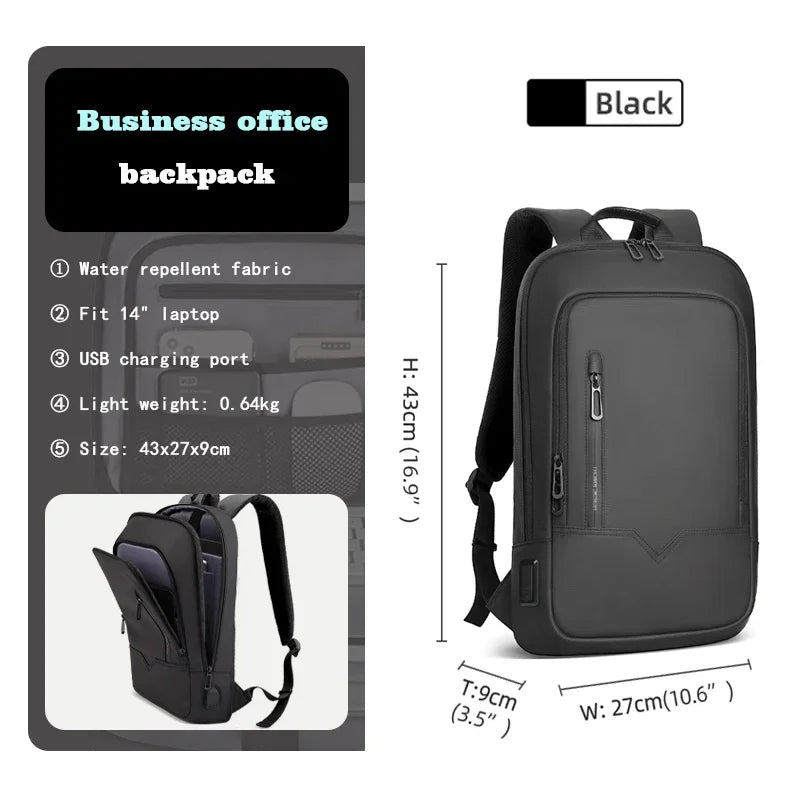 Smart Waterproof Laptop Backpack