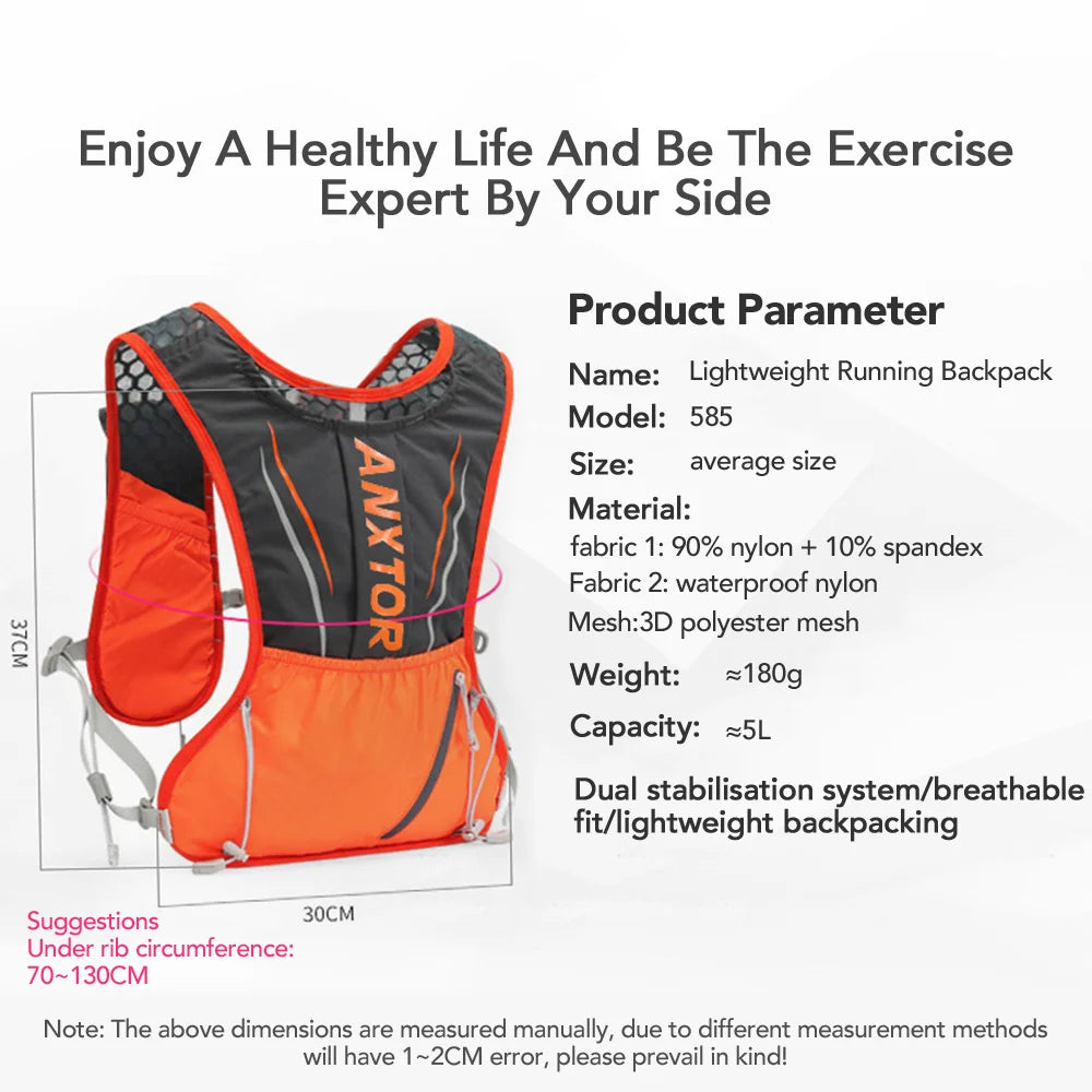 Chaleco de Hidratación Trail Running Inoxto - Ligero 5L