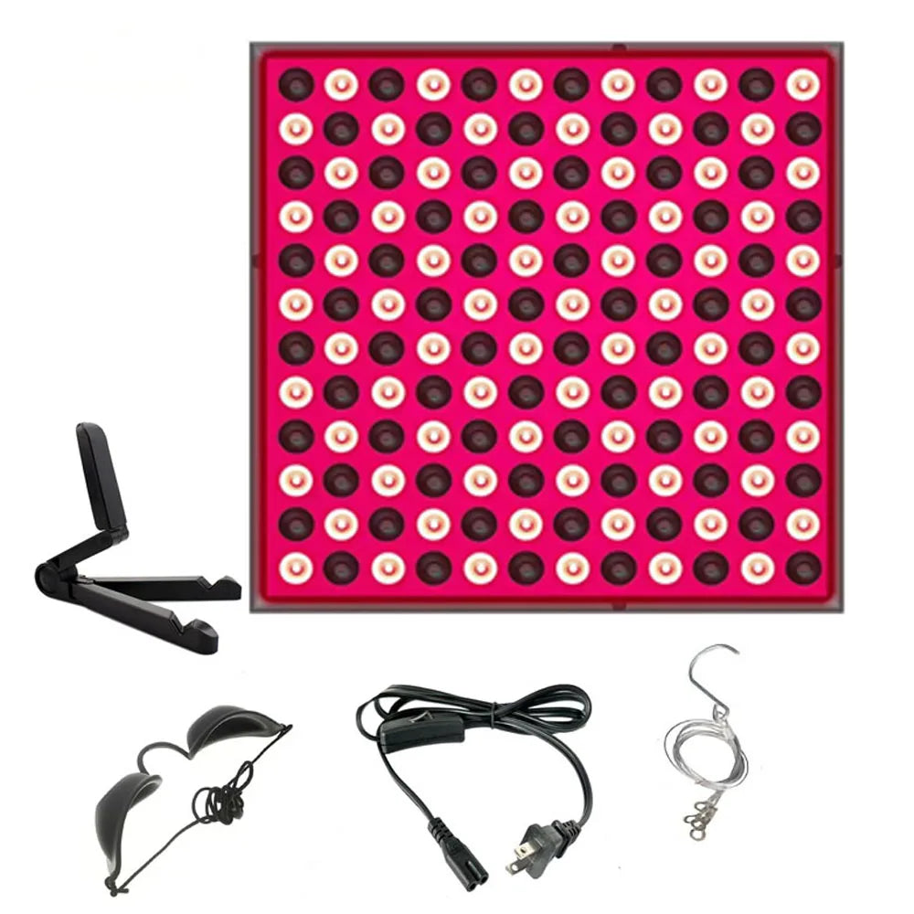 Red Light Therapy Panel – 144 LED Near Infrared Light for Face & Body