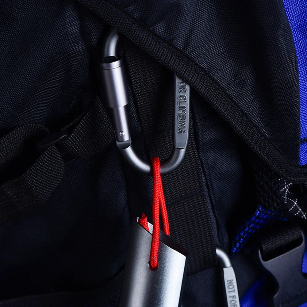 Tactical Carabiner Clips (4/6/12 Pack) – Outdoor Keychain & Gear Hooks