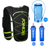 Black + Hydration bladder +2 soft flasks