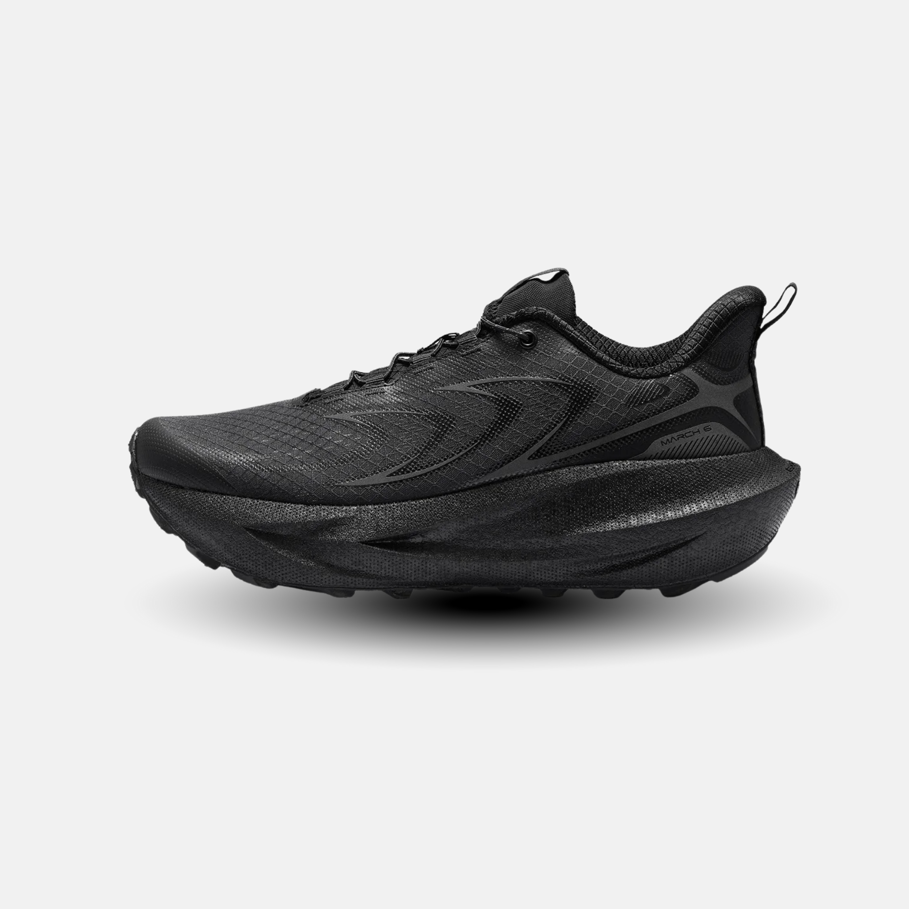BMAI Mountain Trail Running Shoes for Men - Black