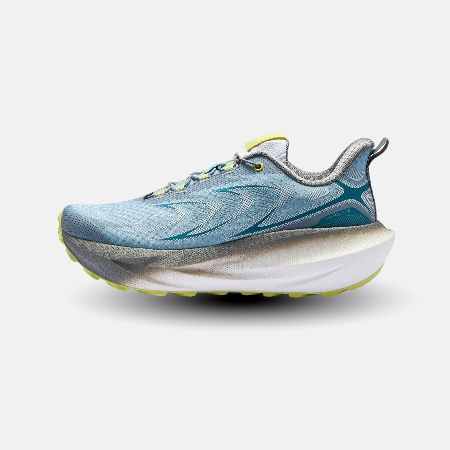 BMAI Trail Running Shoes – Lightweight Breathable - Blue-White