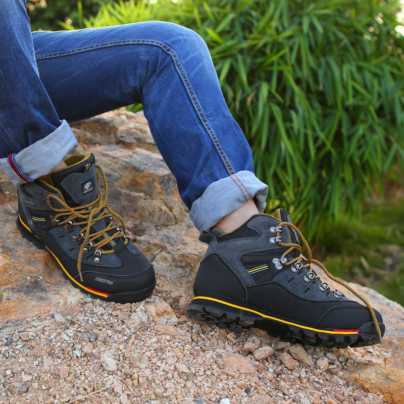 Waterproof hiking boot for rugged terrain