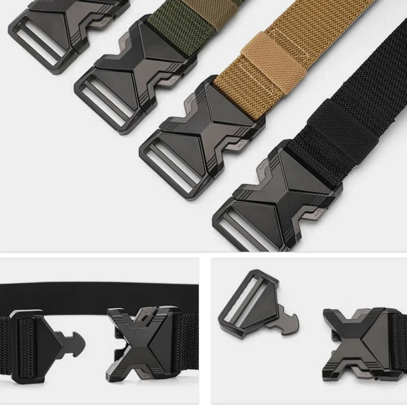 New men's belt 125 cm with buckle
