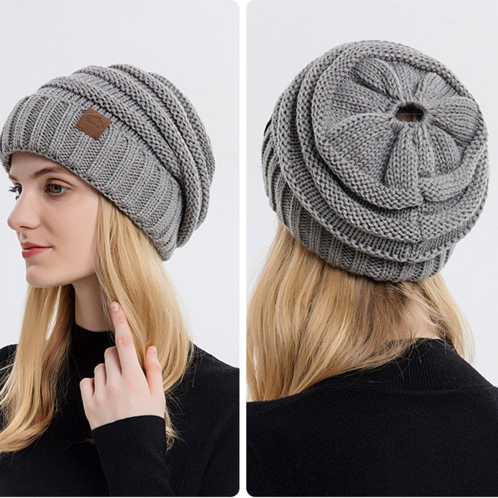 GORRO TÉRMICO CON ABERTURA PARA CABELLO