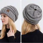 GORRO TÉRMICO CON ABERTURA PARA CABELLO