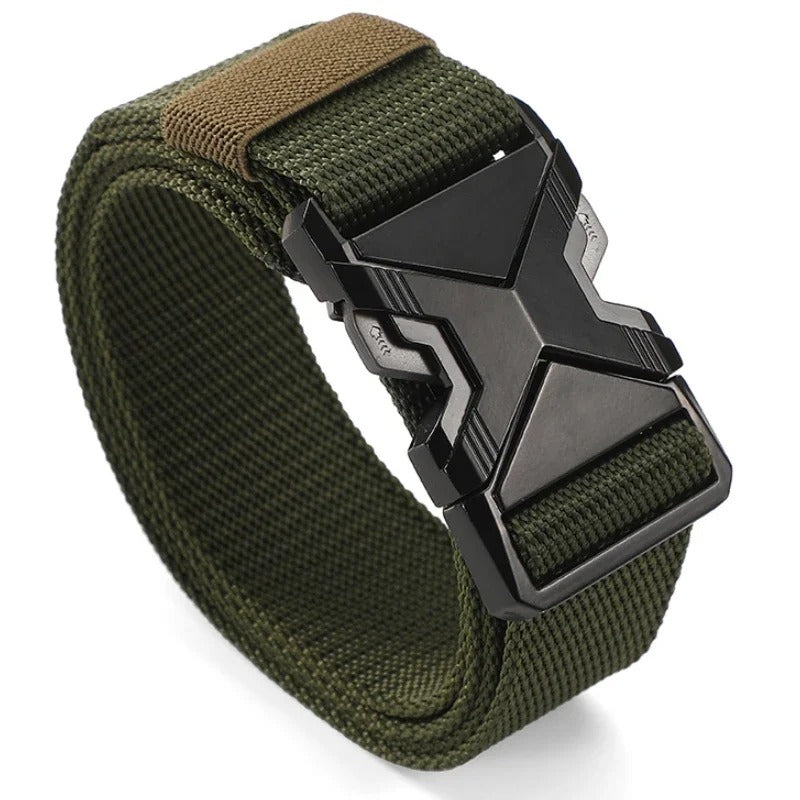 Men's 125cm Tactical Belt with Metal Buckle