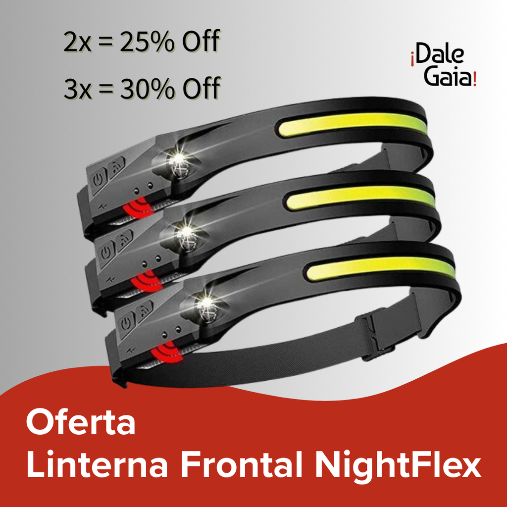 Linterna Frontal LED con Sensor Inteligente  - Trail Running y Aventuras al Aire Libre