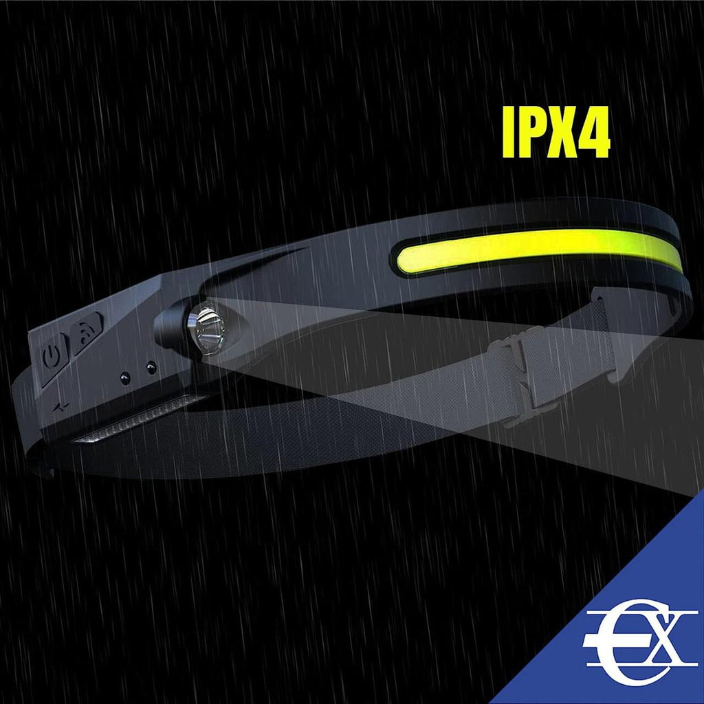 Linterna Frontal LED con Sensor Inteligente  - Trail Running y Aventuras al Aire Libre