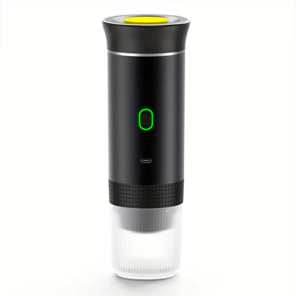 Powerful Flashlight + Solar Power Bank + 3-in-1 Portable Espresso Maker