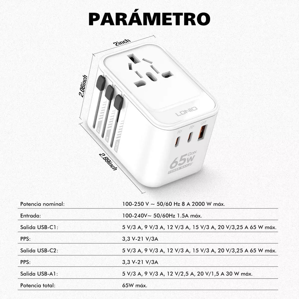 – Carga Rápida y Compatibilidad Total