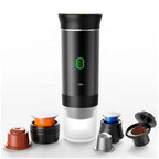 Powerful Flashlight + Solar Power Bank + 3-in-1 Portable Espresso Maker