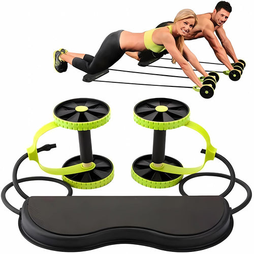 Ab Wheel + Resistance Bands