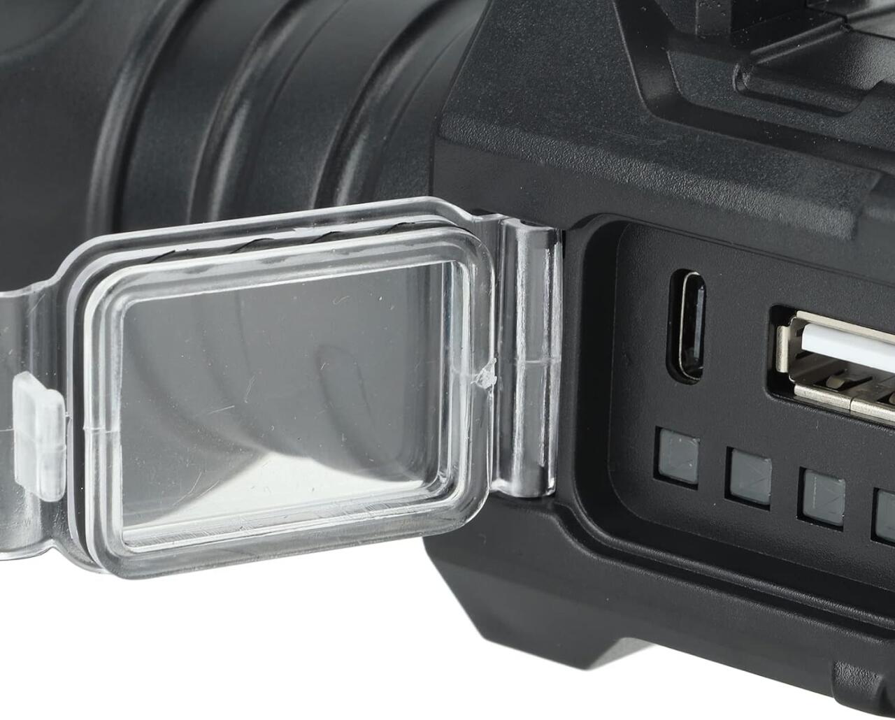 Dale Iluminación Total - Linterna Potente Con Tripode + Powerbank Solar - Black Friday