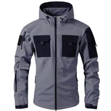 Gray with black pockets